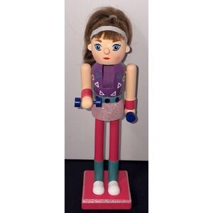 ASHLAND WORKOUT GIRL Personal Trainer NUTCRACKER 10" Lifting Weights